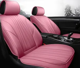 2020 Bilstolskydd Universal Fit Most Nonslip Car Covers Breattable Seat Protector Interior Luxury Automobiles Seat Cover Pink8861120