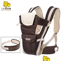 Przewoźnicy, plecaki zawiesia wiewiórka 0-30 miesięcy oddychająca przednia nosiciel dziecka 4 w 1 niemowlę komfortowy plecak po dh7dv