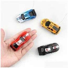 전기/RC 자동차 RC 크리에이티브 코크스는 미니 리모콘 컬렉션 컬렉션 라디오 제어 차량 장난감 소년 어린이 선물 선물 DHUO0