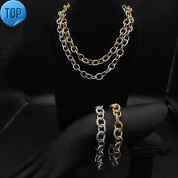 DY Fashion Necklace Luxury Designer Exquisite Premium Madison Chain Double-Strand Twisted Cuban Necklace Elegant Hip-Hop smycken Tillbehör med dammväska och låda