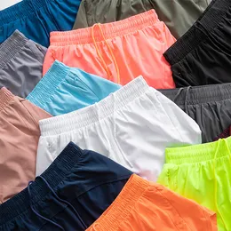 Ioga limão algin shorts esportes shorts quentes quente de shorts altos na cintura que rodam bolsos laterais de leggings anti -brilho elástico