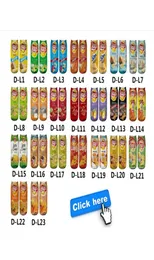 2021 Jul 3D Tryckt matbokstäver Kvinnor Män ankelstrumpor Crisps Snack Creative Casual Stockings Multicolor Sports Unisex Socks4422996