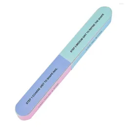 Nail Files 1 Piece File Buffer 7 Way 17.5Cm Manicure Smooth Accessories Block Edges Stick Art Tool Drop Delivery Dhley