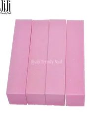 4pcslot Pink Nail File Buffer Easy Manicure Professional Professional Nail Art Tips Mosting Poising Tool JITR057299223