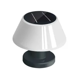 Lampa stołowa LED z panelem słonecznym USB ładowne do ładowania baru biurka Wystrój 4 jasność Dimmabilna zewnętrzna lampa biurka słonecznego LL