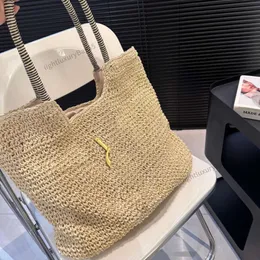 Bolsa tote de luxo Lafite Camera Bag Designer Waven Bag Summer Beach Bag Summer Straw Shopping Bag Mercearia Cesta Handlebag 240308