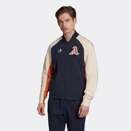 2024 Мужская бейсбольная куртка с воротником-стойкой в Корейском стиле, повседневные весенне-осенние куртки и пальто, мужская приталенная куртка-бомбер