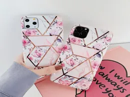 Cell Phone Cases Fresh Flower Gilt Mosaic Marble Case For 78 Plus Max XXs XR 11 11Pro 12 12mini 12Pro8184388