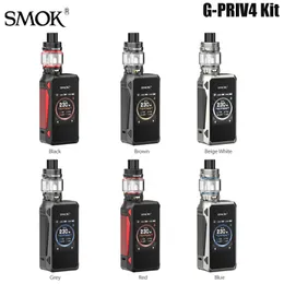 오리지널 흡연 G-PRIV 4 키트 230W VAPE 6.5ML TFV18 미니 탱크 듀얼 18650 MOD V18 MINI MESHED COIL G PRIB 4 E 담배