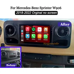 Mercedes Sprinter 용 Android 13 Car GPS Navigation Stereo Radio W906 2018-2022 오리지널 자동차 No Screen Multimedia Car DVD Bluetooth Wireless Carplay Android Auto