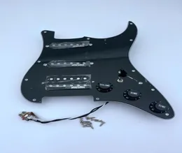 Upgrade Prewired Guitar Pickguard WK SSH ALNICO Pickups 7 Way Przełącz wiązkę przewodów wielofunkcyjnych 44766663
