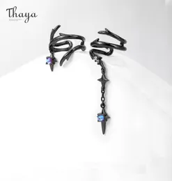 Каффы для ушей Thaya, оригинальный дизайн, винтажные кольца, клипсы для женщин, шипы, женские без пирсинга, ювелирные изделия с кристаллами, подарки 2211078678593