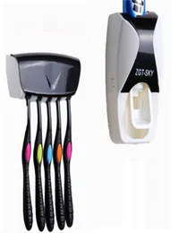 Set di accessori per il bagno Porta spazzolino Porta dispenser automatico per dentifricio Porta spazzolino per montaggio a parete Set di strumenti per il bagno VT8563089