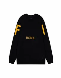 Designer Mens Hoodie Letter broderade män Kvinnor Felpa Hoodies Simple Fendis Loose Mångsidigt par Hooded Feni Pullover Winter 2736105