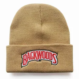 Backwoods beanie broderi vinter hatt hålla varm bomullshatt skallies mössa hatt hip hop stickad cap casual kärlek dropp y21111305n