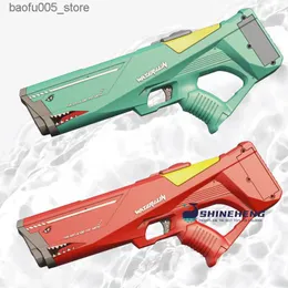 Giochi con la sabbia Divertimento in acqua Pistola Giocattoli Pistola elettrica grande ad alta pressione Bambini Blaster Spiaggia Piscina estiva Giochi all'aperto Regalo per bambini 230720 Q240307