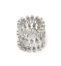 FashionRING Bracciale ad anello in argento sterling 925 Bracciale variabile retrattile a doppio scopo278Z3540802