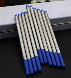 10 PCSlot Kalem Tasarımı Doldurma Çubuk Kartuşu Rollerball Kalem için Özel Siyah Mürekkep Şarj Ofis Kırtasiyesi 4940178