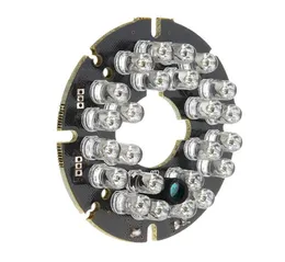 セキュリティカメラ24PCS LED IR赤外線照明器ボードプレートCCTVカメラナイトビジョンライトボード5252695