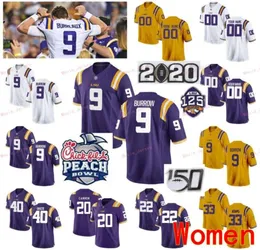 Costurado Personalizado 33 Jamal Adams 39 Jack Gonsoulin 4 Nick Brossette 40 Devin Branco LSU Tigers College Mulheres Jerseys6999136