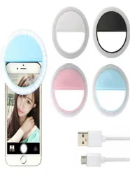 USB LED Selfie Ring Light Portable Phone Pography Lights for Smartphone Computer Selfie Enhancing Fill Lamp5799170