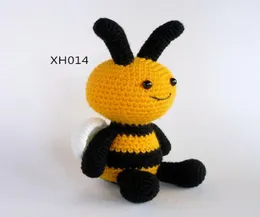 Amigurumi Crochet Toy Bee Pleush Beum Blemble Crochet Ensect Toy Soft Stuped Toy Softie Crochet Animal9943127