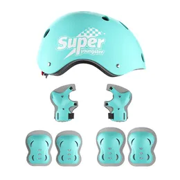 Childrens Roller Skating Protective GearRiding Helmet Full Set of Professional Skateboard Balance Bike Fall Protection 240304