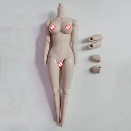 1/6 bjd encapsulamento feminino soldados corpo multi articulações móveis grande/pequeno peito corpo meninas diy vestir-se brinquedos presentes 240301