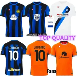 23 24 Bastoni Dimarco Futbol Jersey Barella Inters Dzeko Milans Lautaro Vidal Pavard 2023 2024 Thuram Futbol Gömlek Calhanoglu Erkek Forsa Forgeys Frattesi