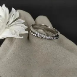 DY Designer smycken Förlovningsringar för kvinnor diamantring luxe stor lady de luxe för damer non tarnish pläterad silver personlighet smycken ring zh144 e4