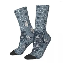 Erkek Çoraplar Retro Geleneksel Japon Kumaş Patchwork Style Unisex Street Desen Baskılı Komik Mürettebat Çorap Hediyesi