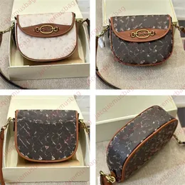 مصمم Co Saddle Bag Women CC Carriage مطبوعة Harley Crossbody حقيبة اليد على شكل C Willowsaddle Presbyopia أكياس رسول الكتف أعلى جودة