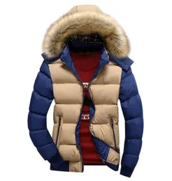 Asstseries Men39s Winter Jacken 4XL 5XL Starke Mit Kapuze Pelz Kragen Parka Männer Mäntel Lässig Gepolsterte Men39s Jacken Männliche Kleidung 5346269