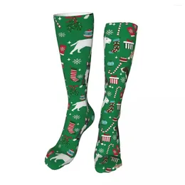 Erkek çorap köpekleri Noel yenilik ayak bileği unisex orta arızalı örgü yumuşak gündelik