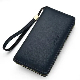 Portafoglio da uomo Pochette Billeteras Para Hombre Borsa da uomo in pelle di lusso genuina Carteira Masculina Couro 2021 Portafogli239c