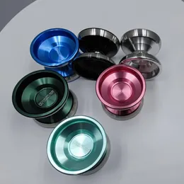 Professionelle Sport-Yoyo mit eingelegtem Metallring, nicht reagierende Hochgeschwindigkeits-CNC-Drehmaschine aus Aluminiumlegierung mit rotierender Schnur für Jungen und Mädchen, 240304