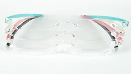 Billiga läsglasögon Slim Plastic Tube Reading Geleglasar Plastfodral med PC Tube Case Clip for Olders D0302647404