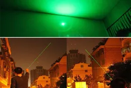 New Laser Pointers 303 Green Laser Pointer Pen 532nm Adjustable Focus Battery Charger EU US 6758912