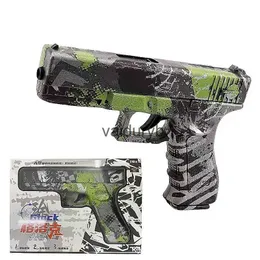 Sand Play Water Fun Gun Brinquedos Hidrogel Armas Pistola Bomba Manual Tiro Brinquedo Airsoft com Caixa Colorida Balas para Ldren Meninos Presentes de Aniversário H240308