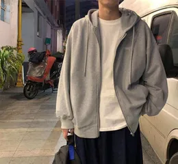 men039s هوديز الرجال مريحين نقي zip up الخريف فريد من النوع الثني قميص الهيب هوديي لأعلى هودي بلوفر قمم بيضاء 7586050