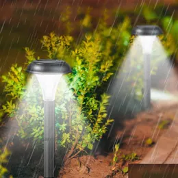 Rasenlampen Brelong Solar Outdoor Wasserdichter Rasenlichtsensor LED-Erdungsstecker IP65 für Hofgarten 1 Stück Drop Delivery Lights Ligh Dhmyt
