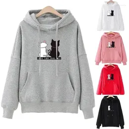 Women's Hoodies Print Kawaii Oversized Hoodie Long Sleeve Sweatshirts Sudaderas Con Capucha Moletom Feminino Sweetshirts #