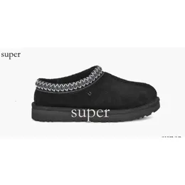 Designer New 2024 Uggg Hot Man Women Tasman Slipper Snow Uggskid Boot Sheepskin Plush Fur Warm halten Ugglys Boot Soft Bequeme Freizeitpantoffeln Uggliss Slipper 774