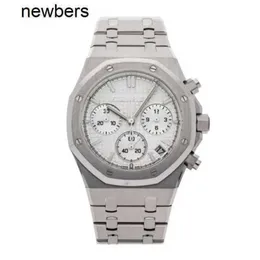 Orologio di lusso Aps Factory Audemar Pigue Movimento svizzero Abbey Royal Oak cronografo automatico in acciaio orologio da uomo 26240ST OO.1320ST.07