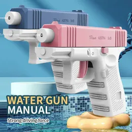 Pistola giocattolo fantastica, nessun caricamento manuale richiesto, pistole ad acqua, spruzzi d'acqua, giocattolo blaster, senza addebito, piscina estiva, combattimento in spiaggia, gioco 13 cm L2403