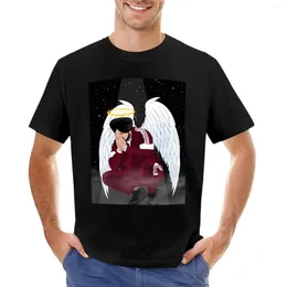 Regatas masculinas Sidhu Moose Wala Angel Wings Camiseta Coreana Moda Verão Top Mens Manga Longa Camisetas