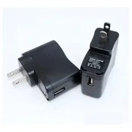 Adapter zasilania Ego ładowarka ścienna czarny adapter zasilający USB AC MP3 USA Praca dla baterii ego-t bateria mp4 upuszczenie elektroniki baterie OTODK