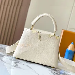 Floral Crossbody Bag Full Grain Tasarımcı Çanta Lüks Kadın Omuz Omuz Şii Orijinal Deri Katı Harf Dekorasyon Tote Çanta