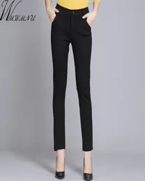 Wmwmnu Frauen Hosen Arbeit Tragen lässig Frühling Schwarz bleistift Hosen Plus Größe 4XL Weibliche Dünne Hosen Elastische Pantalones Mujer T2001037938934