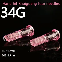 Hand Hit Shuiguang Ultrafine 4 Needle 34G12mm15mm Yimei Sterile Nano smärtfri liten nål7505145